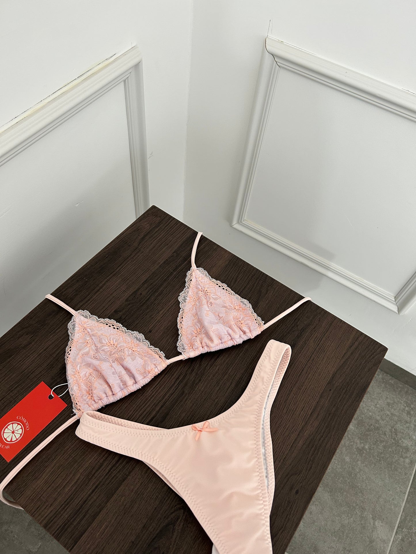 soft peach BIKINI